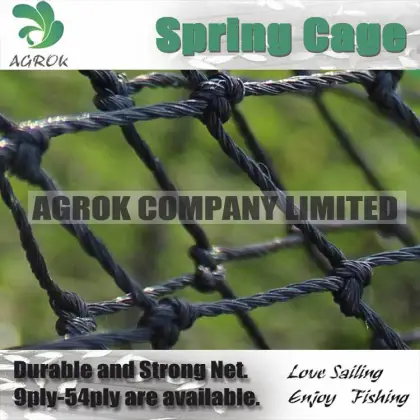 Crayfish Spring Trap Eel Trap Shrimp Trap Net Prawn Lobster with Zipper