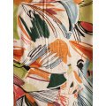 Scrawl Design Rayon Challis 30S impression de tissu