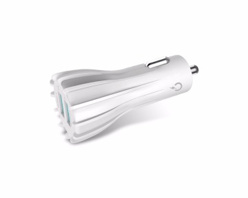 QC3.0 dual USB quick charger port 36w 12v car charger include a 1m micro cable compatible 99% mobile device