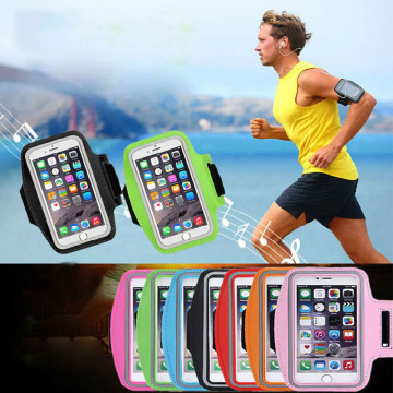 Transparent Touch Screen Armband Running Mobile Phone Arm Pack Sport Arm Bag Arm Pocket Fitness Universal Phone Arm Band Case