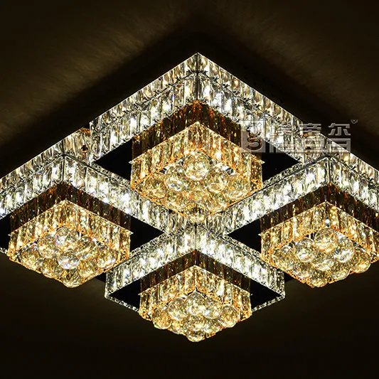 Factory outlet crystal led ceiling light House Lighting Ceiling Lamps Designers