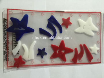 Custom jellly window gel art sticker with your own design