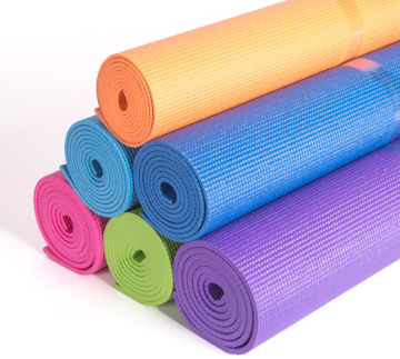 Colorfast PVC Soft Foam Gym Sport Yoga Mat - 3-8mm Thickness