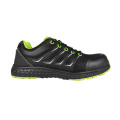 Extra Light Black Green Sandwich Mesh Safety Shoes