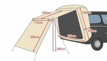 Accesorios 4x4 para la carpa del tronco SUV