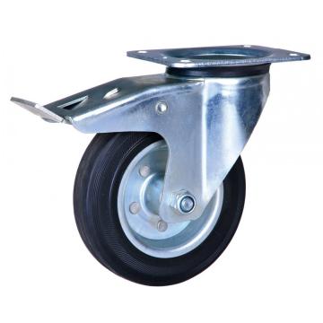 5'' industrial trolley caster with lock