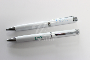 White Metal Pen, Slogan Ball Pen