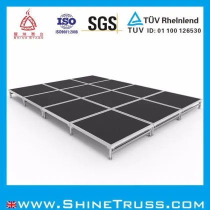 reliable mobile trade show rion folding stage for exhibition show