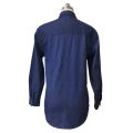 Cute and Comfortable Cotton Denim Blouse