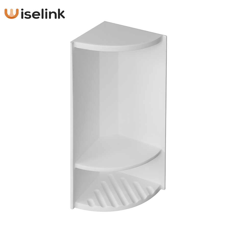 corner white niche