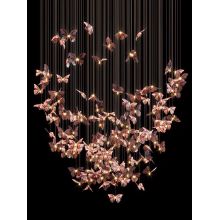 Customizable butterfly Pendant Light Hotel Lobby Decorative