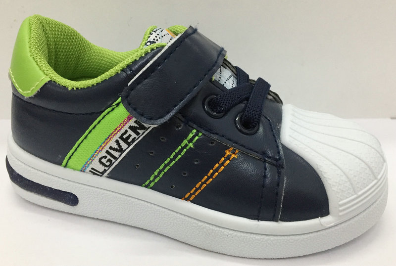 new stylish kid boy pu shoe wholesale