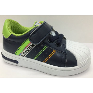 new stylish kid boy pu shoe wholesale