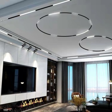 3000K 4000K 6000K DC48V 7W LED ضوء المسار المغناطيسي