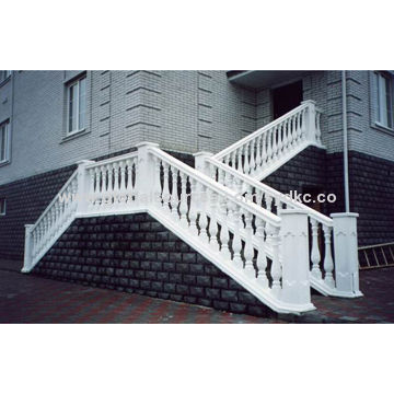 White Classical Marble Porch Baluster