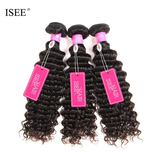 Wholesale Unprocessed Deep Wave Brazilian Hair Weave Bundles Provide Dropshipping