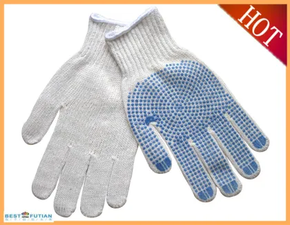 PVC dotted glove cotton gloves working gloves