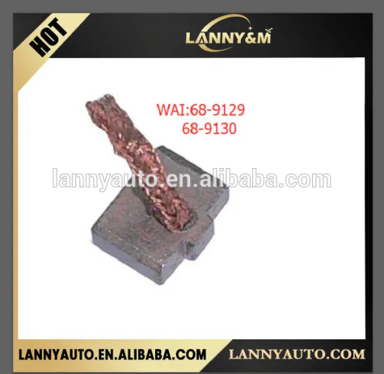 WAI: 68-9129 68-9130 Bosch 12V starter carbon brush for Porsche Cadillac Pontiac Merkur Plymouth Renault Chrysler Alfa Romeo