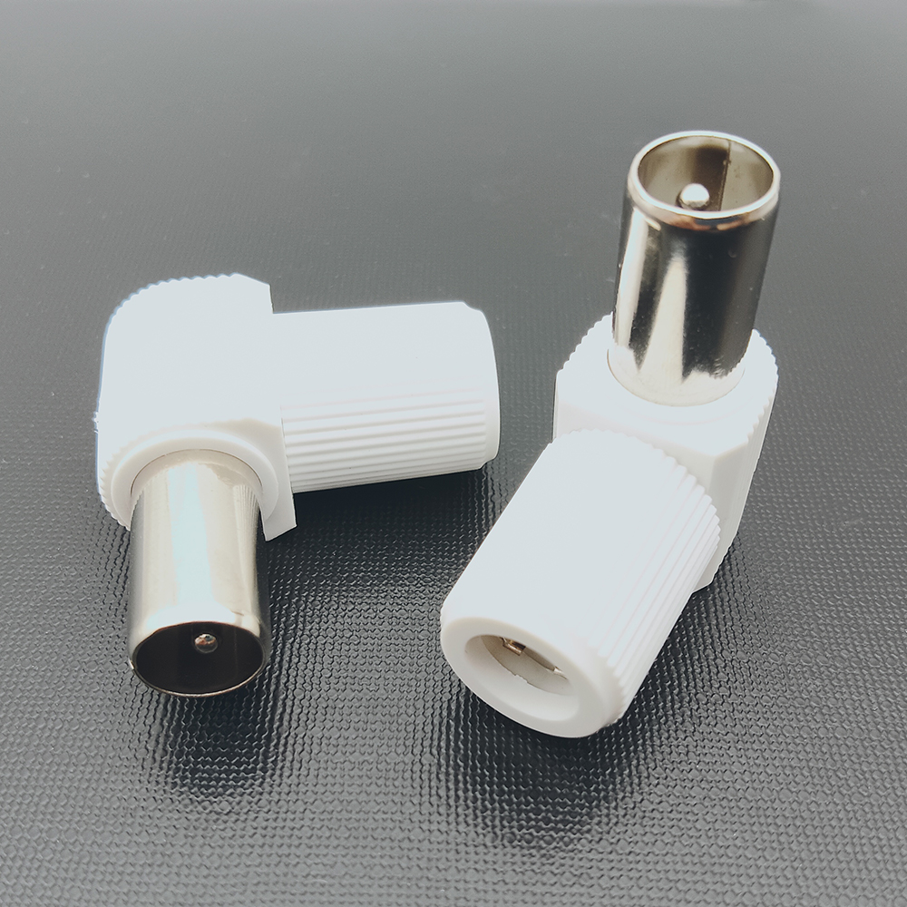 TV PAL Right Angle Male Antenna Connector