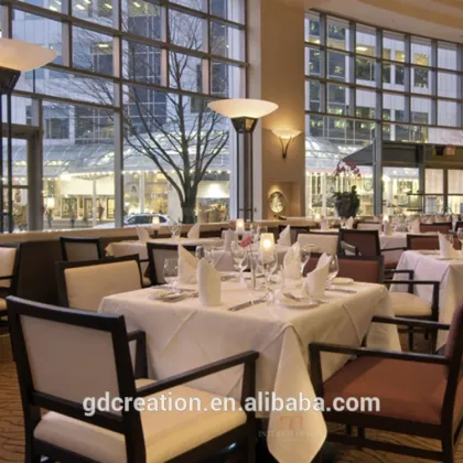 China Guangdong Brand CREATION Hotel Furniture set dining table and chair