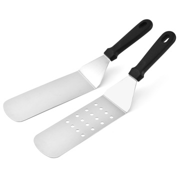 Stainless Steel Metal Spatula Set for Frying and Cooking