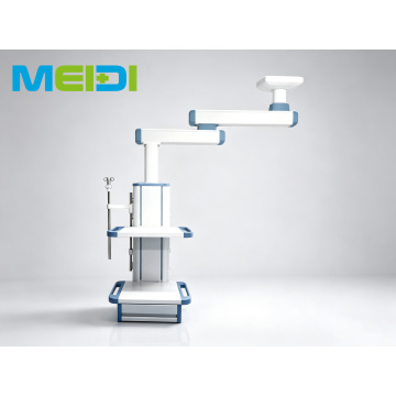 Double Arm Surgical Ceiling Pendant, Each Joint 340° Free Rotation With Lock Brake, Integrated Gas Outlet Power Socket Infusion