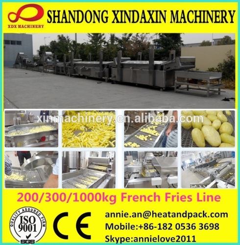 10 Ton per day Frozen french fries production line