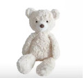 Mainan mewah beruang teddy putih comel malas