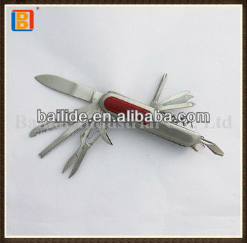 2017 Hot Latest Design Stainless Steel Multi Unique Promotion Pocket Survival Knife