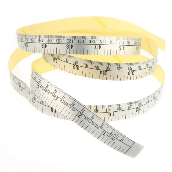 1.5M Metric Adhesive Silver Tape Measure