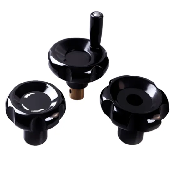 Bakelite corrugated handle clamping knob