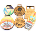 Custom Running Imp Wooden Running Medals