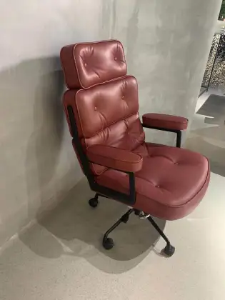 Golden Red Back Office Swivel Office Chair