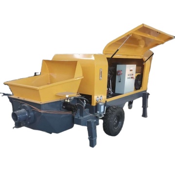 Diesel ed elettrico Piccola pompa in cemento per officine di riparazione di macchinari - Distanza di trasporto verticale massimo 60m