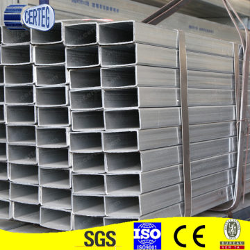 Galvanized Welded Rectangular steel pipe supplier