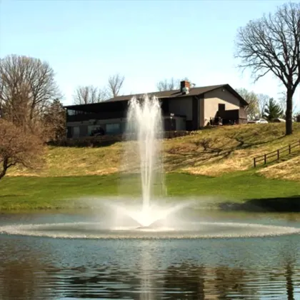 Outdoor pond floating fountain