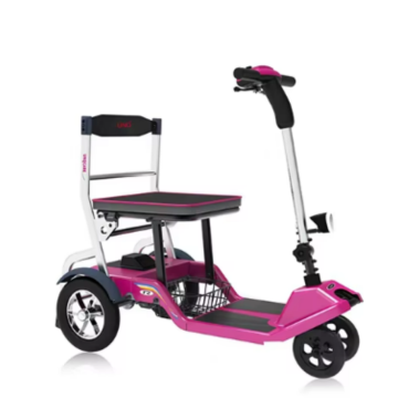Easy-Folding Travel Mobility Wheelchair for Elderly Users