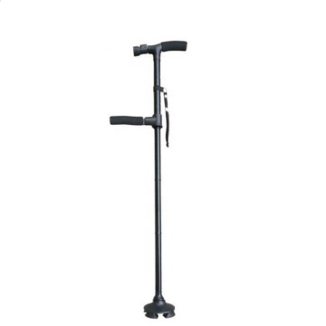 Tactical Stylish Aluminium Foldable Walking Stick with Two Handles for Seniors