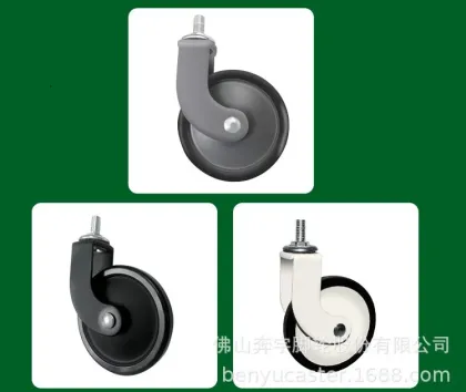 Industrial Style Wheels with Brakes for Durable Furniture