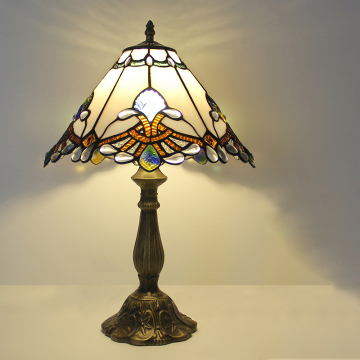 Vintage Custom Shape Stained Glass Lamps for Bedroom and Living Room