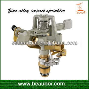 Zinc alloy adjustable impact sprinkler