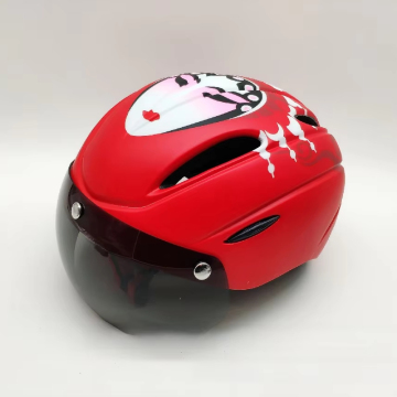 Städtischer Stadtradhelm mit Sonnenschirm, Spiegel und magnetischer Schutzbrille