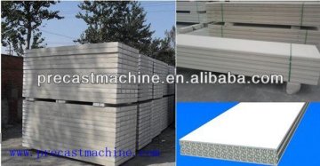 Lightweight concrete wall panel machine