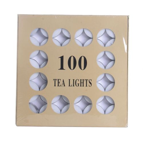 Long Burning Time Snow White Tea Light Candles
