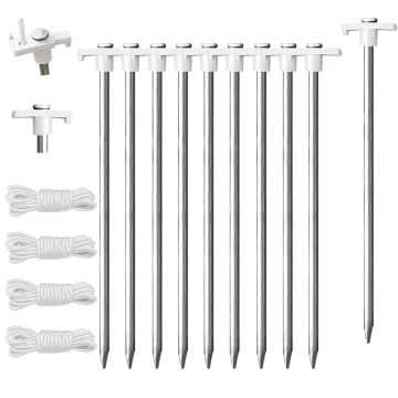 Custom Hot Sale Portable Galvanized Non-rust Camping Tent Stakes
