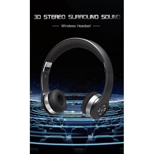 True 3D wireless cinema effect headphone