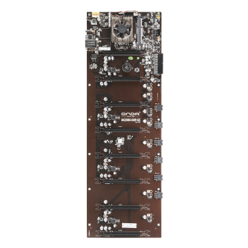 Gut verkaufte Grafikkarten: 8 GPU, 3060, Fall AK2980 D8P-65, steigendes Motherboard enthalten