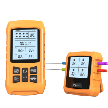 Dual Probes Digital Remote Food Cooking Vleesthermometer voor het grillen van BBQ-ovenkeuken