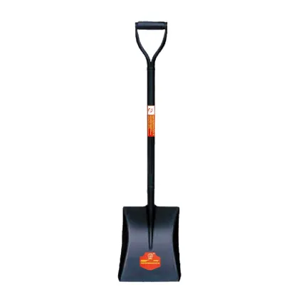 Black Round Nose Steel Shovel for Farming - S-503Y Africa