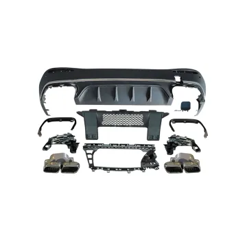 Rear Diffuser BENZ X254 GLC Upgrade GLC63 AMG Diffuser With Pipe For BENZ GLC63 2023